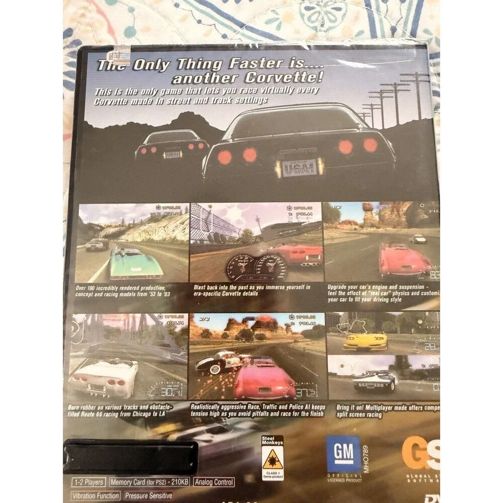 Corvette (PlayStation 2 PS2, 2004) ☆ SEALED ☆ Brand New ☆Vintage FAST SHIPPING